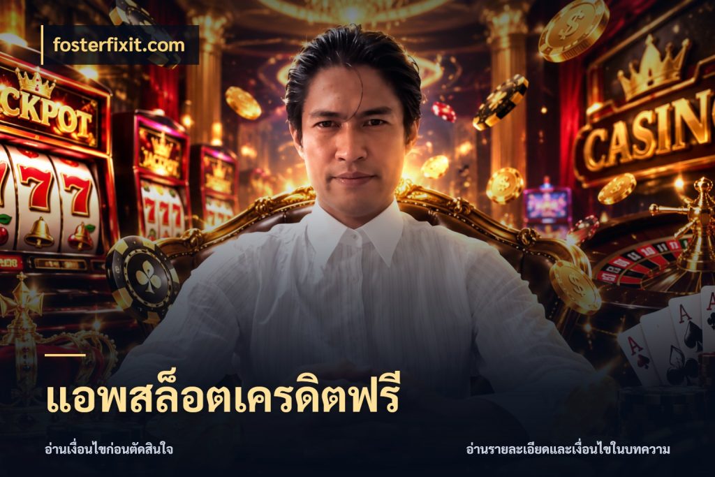 แอพสล็อตเครดิตฟรี เครดิตฟรีในมุมที่สายโบนัสสนใจ กับ fosterfixit.com