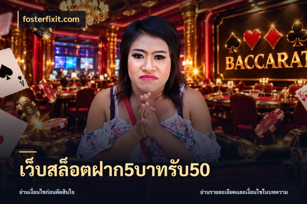 เว็บสล็อตฝาก5บาทรับ50 เครดิตกับรูปแบบโปรที่ตรงใจ สไตล์ fosterfixit.com