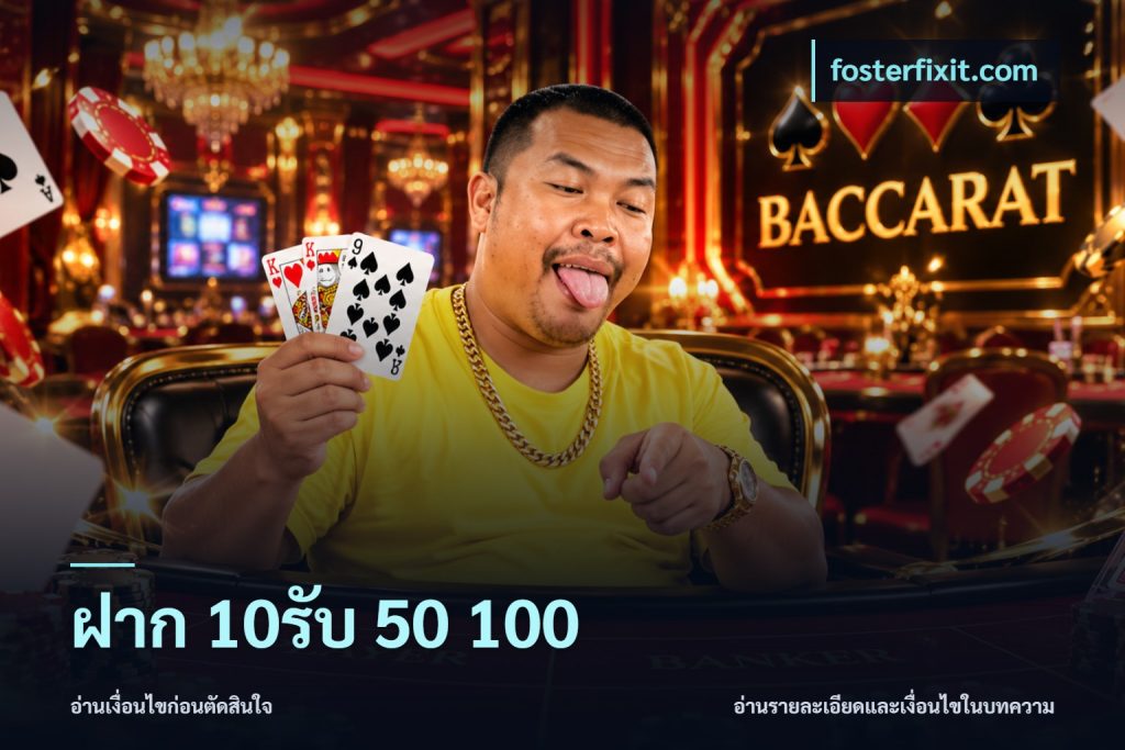 ฝาก 10รับ 50 100