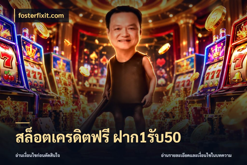 สล็อตเครดิตฟรี ฝาก1รับ50 จับคู่โบนัสกับสไตล์เกมที่ชอบ ในมุม fosterfixit.com