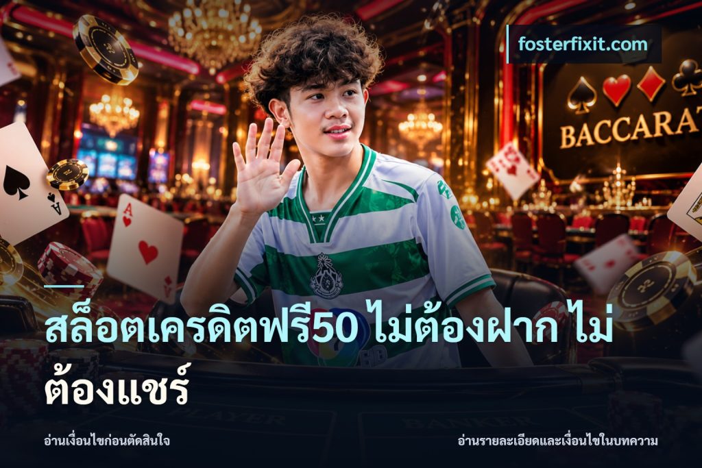 สล็อตเครดิตฟรี50 ไม่ต้องฝาก ไม่ต้องแชร์