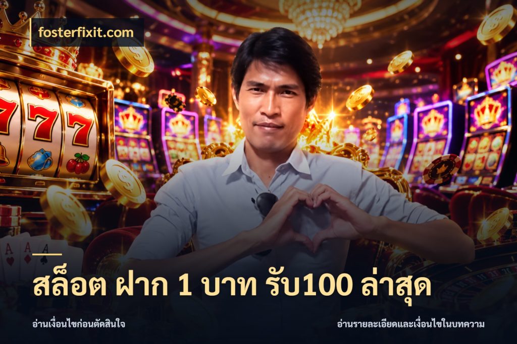 สล็อต ฝาก 1 บาท รับ100 ล่าสุด fosterfixit.com จับประเด็นยอดรับก่อนเลือกความสนุก