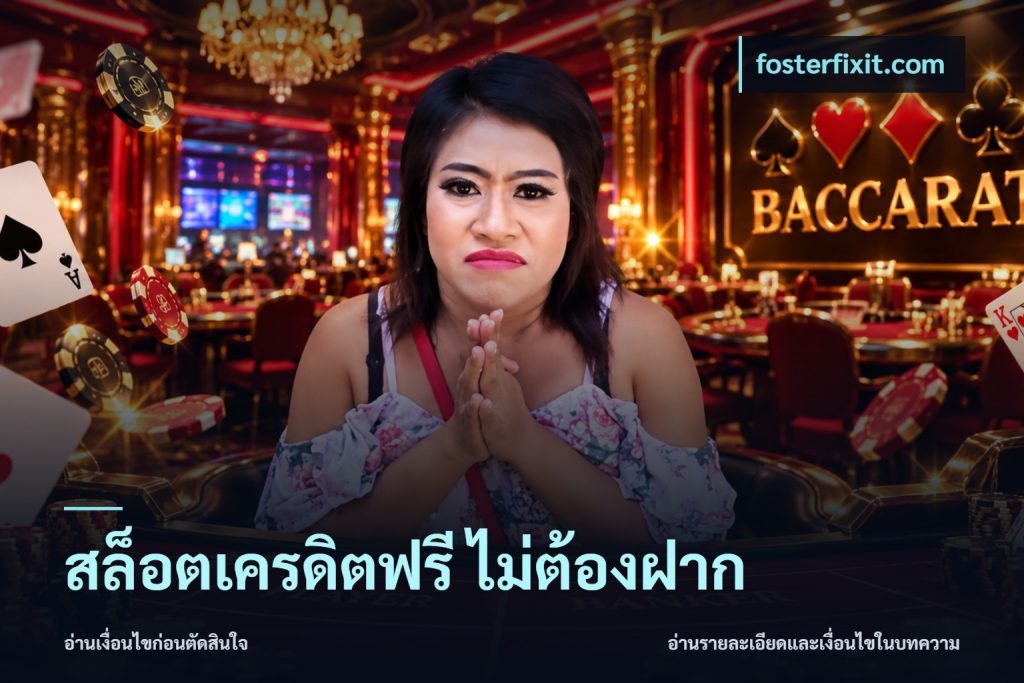 สล็อตเครดิตฟรี ไม่ต้องฝาก
