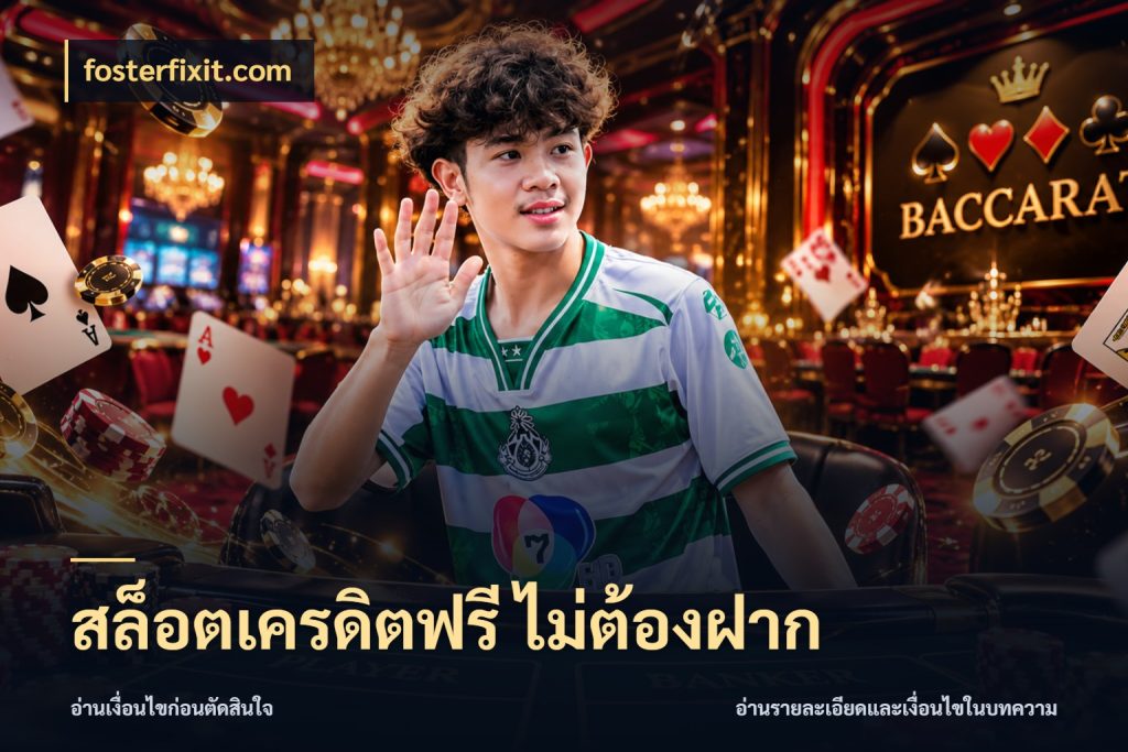 สล็อตเครดิตฟรี ไม่ต้องฝาก จากชื่อเครดิตฟรีสู่ความสนุกที่เข้าใจได้ กับ fosterfixit.com