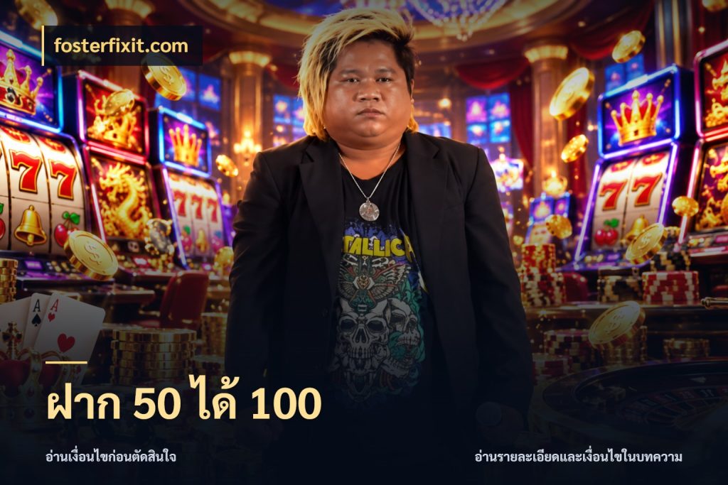 ฝาก 50 ได้ 100 โปรกับเกมที่ชอบเลือกให้ตรงสไตล์ ในมุม fosterfixit.com