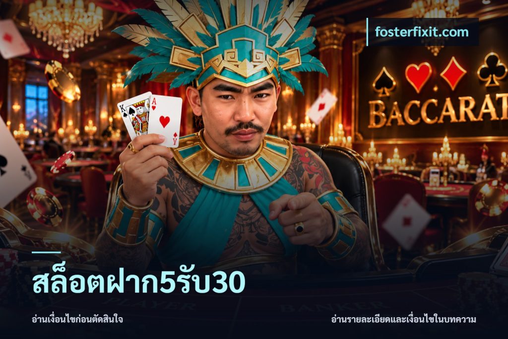 สล็อตฝาก5รับ30
