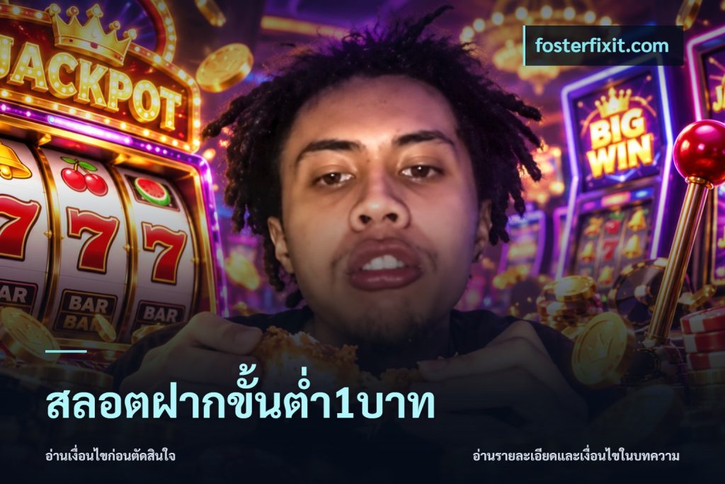 สลอตฝากขั้นต่ำ1บาท