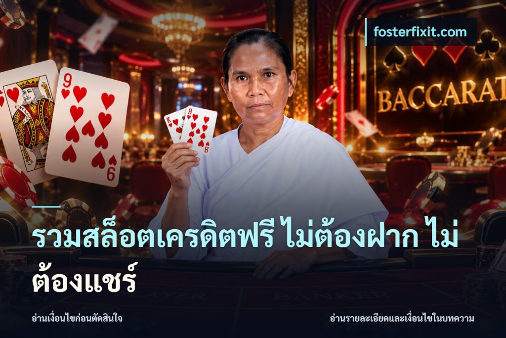 รวมสล็อตเครดิตฟรี ไม่ต้องฝาก ไม่ต้องแชร์