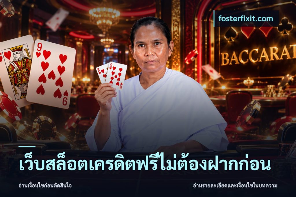 เว็บสล็อตเครดิตฟรีไม่ต้องฝากก่อน