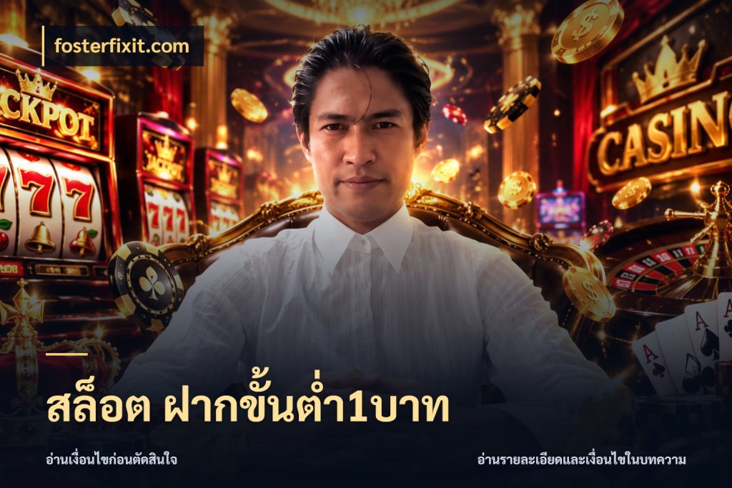 สล็อต ฝากขั้นต่ำ1บาท ทุนเบาก็มีสีสันในจังหวะของคุณ ในมุม fosterfixit.com