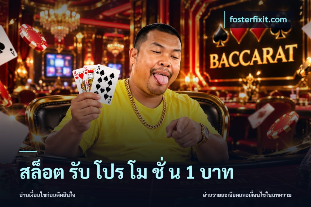 สล็อต รับ โปร โม ชั่ น 1 บาท