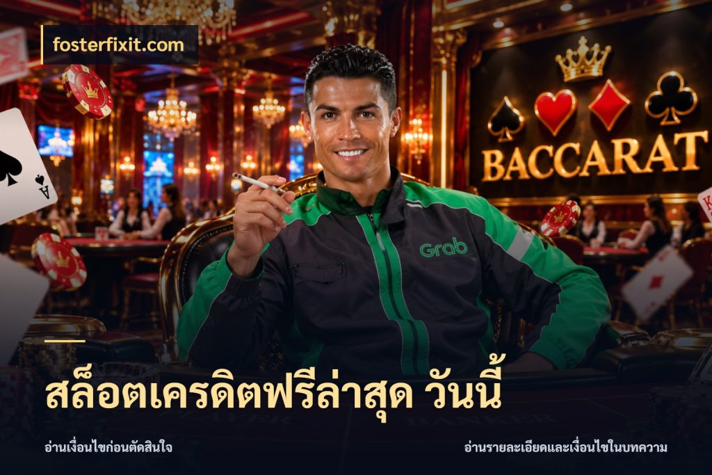 สล็อตเครดิตฟรีล่าสุด วันนี้ fosterfixit.com รู้จักยอดและขอบเขตของเครดิตฟรี