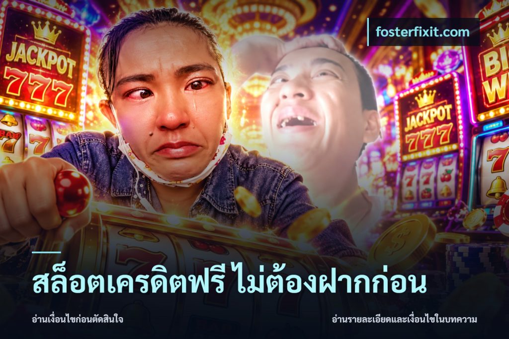 สล็อตเครดิตฟรี ไม่ต้องฝากก่อน