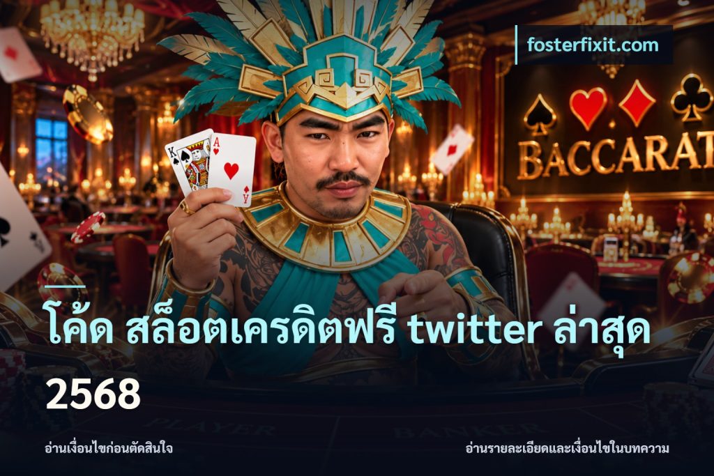 โค้ด สล็อตเครดิตฟรี twitter ล่าสุด 2568
