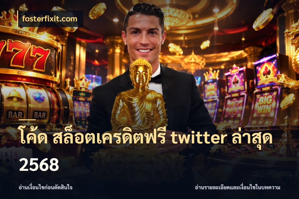 โค้ด สล็อตเครดิตฟรี twitter ล่าสุด 2568 fosterfixit.com รู้จักยอดและขอบเขตของเครดิตฟรี
