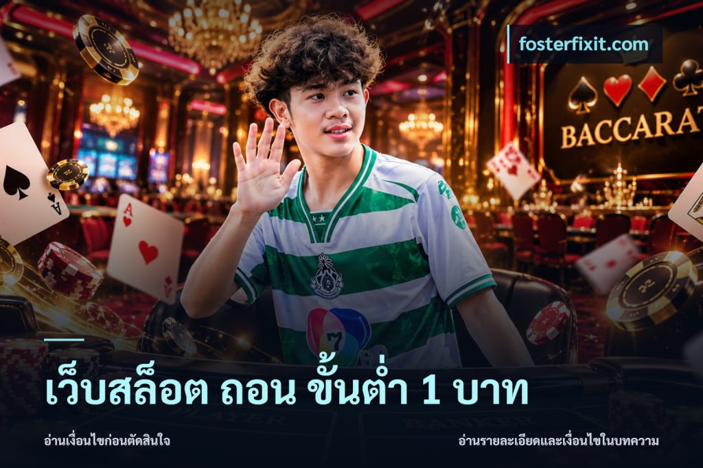 เว็บสล็อต ถอน ขั้นต่ำ 1 บาท