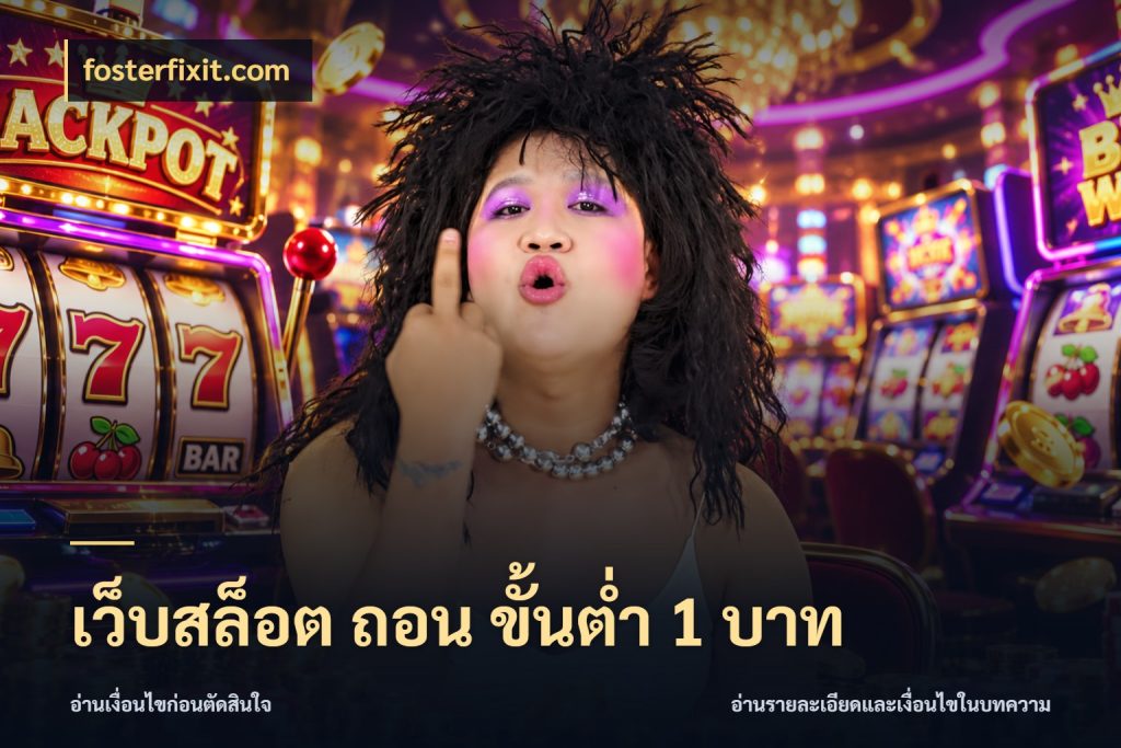 เว็บสล็อต ถอน ขั้นต่ำ 1 บาท สายทุนน้อยเลือกความสนุกให้พอดี กับ fosterfixit.com