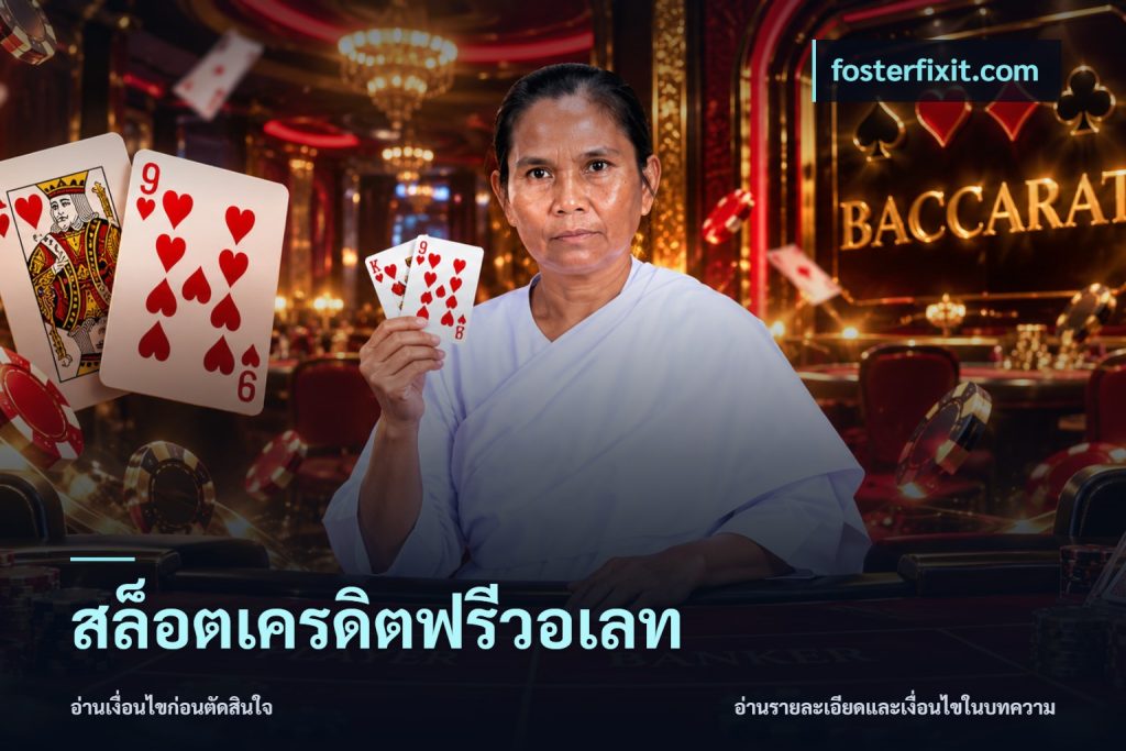 สล็อตเครดิตฟรีวอเลท