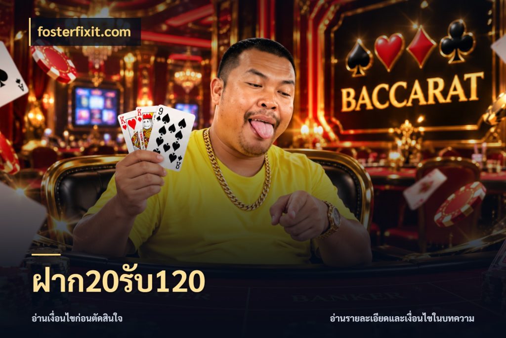 ฝาก20รับ120 สายโบนัสเลือกจังหวะสนุกได้อย่างไร กับ fosterfixit.com