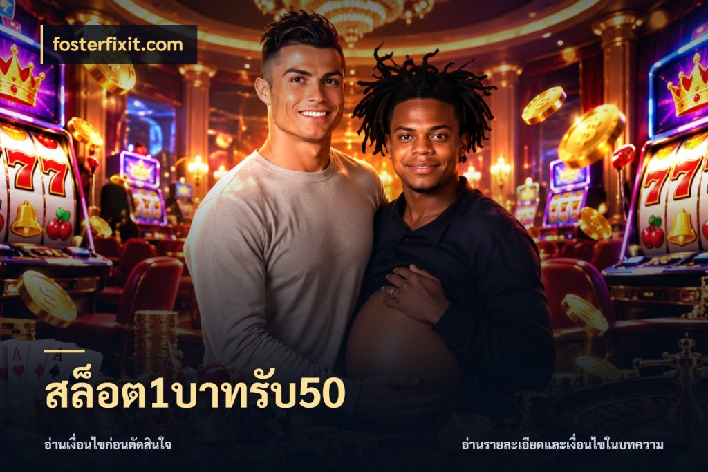 สล็อต1บาทรับ50 สายโบนัสเลือกจังหวะสนุกได้อย่างไร ในมุม fosterfixit.com