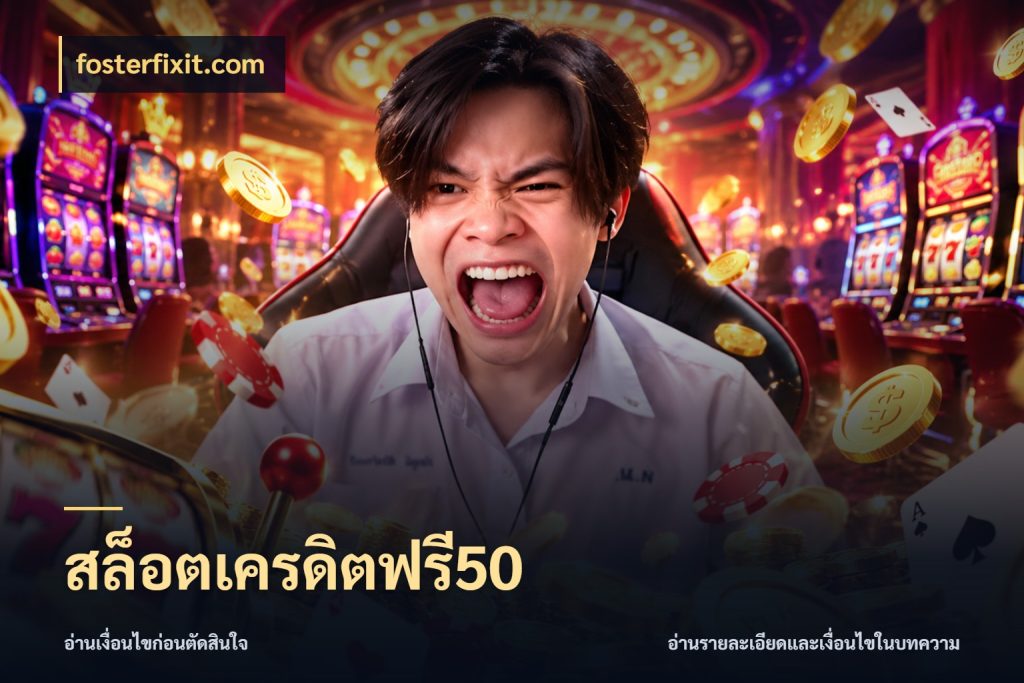สล็อตเครดิตฟรี50 เครดิตฟรีกับจังหวะลุ้นที่คุณเลือก สไตล์ fosterfixit.com