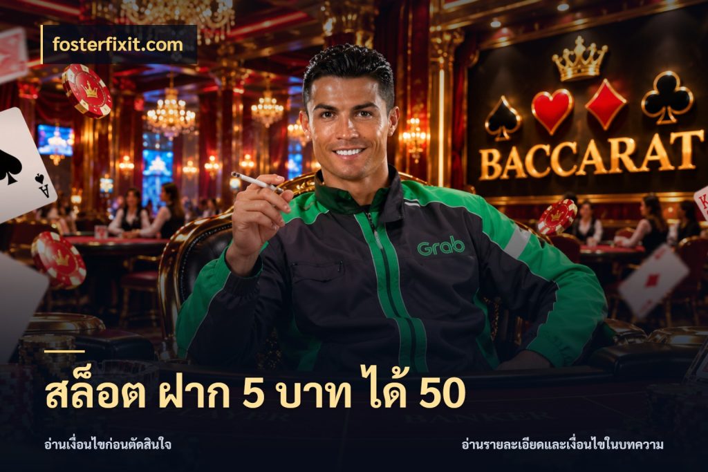 สล็อต ฝาก 5 บาท ได้ 50 รูปแบบโบนัสกับสิทธิ์ของสายเกม กับ fosterfixit.com