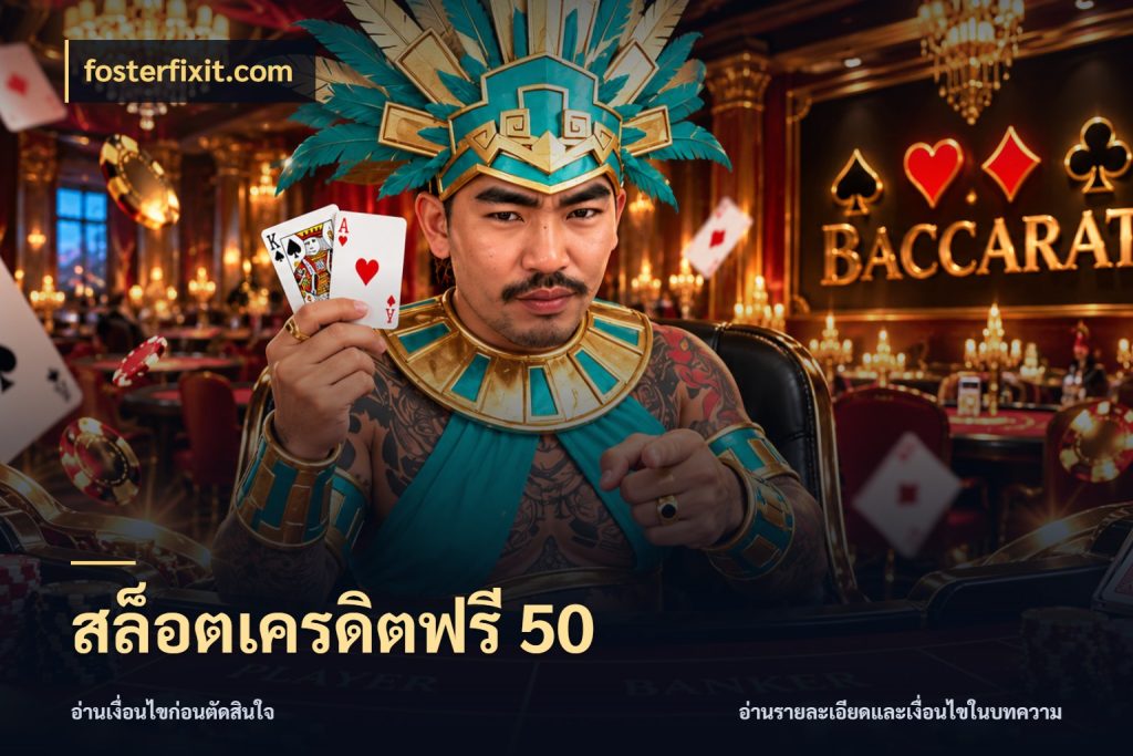 สล็อตเครดิตฟรี 50 สายโบนัสเลือกมุมเครดิตให้ตรงสไตล์ สไตล์ fosterfixit.com