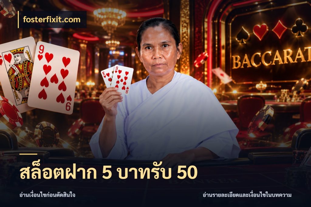 สล็อตฝาก 5 บาทรับ 50 fosterfixit.com โปรยอดรับที่สายเกมสนใจ