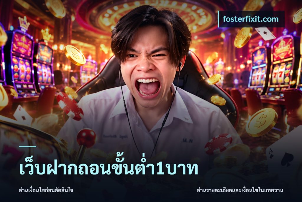 เว็บฝากถอนขั้นต่ำ1บาท