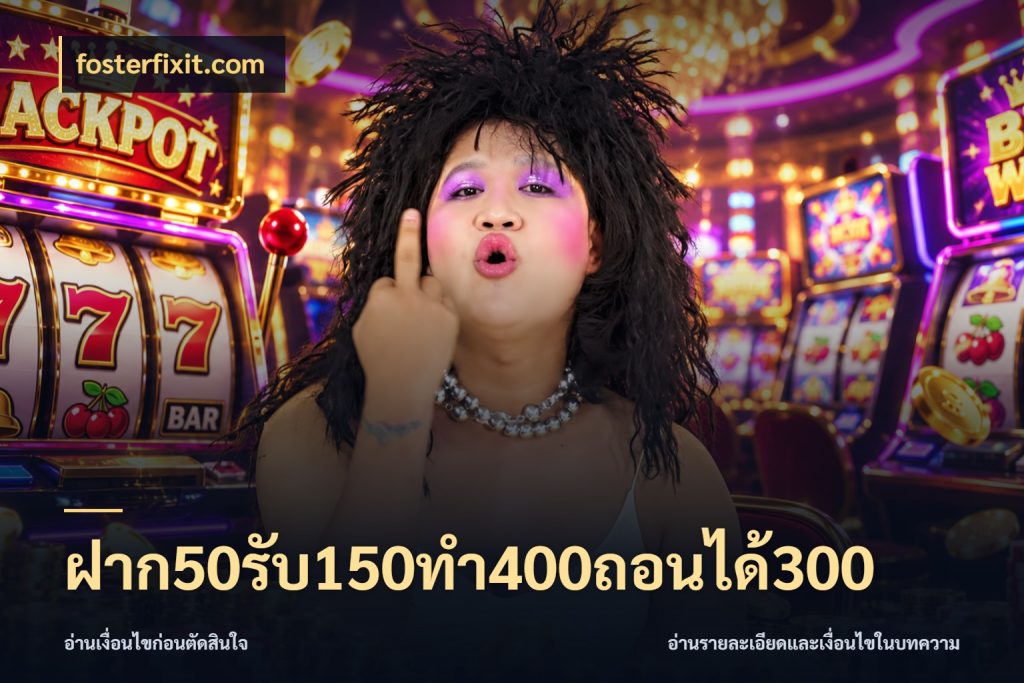 ฝาก50รับ150ทํา400ถอนได้300 fosterfixit.com จุดเด่นของเครดิตที่คนชอบเกมอยากรู้