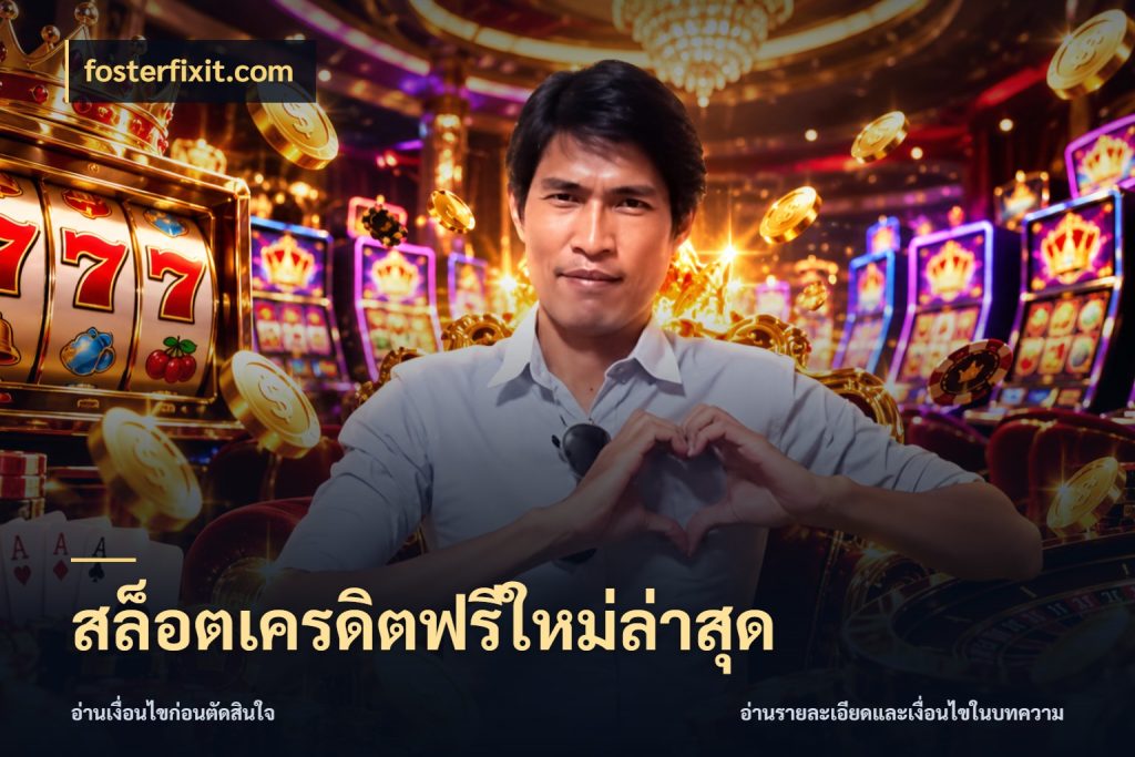 สล็อตเครดิตฟรีใหม่ล่าสุด สิทธิ์ที่สายโบนัสสนใจกับวิธีรับ สไตล์ fosterfixit.com