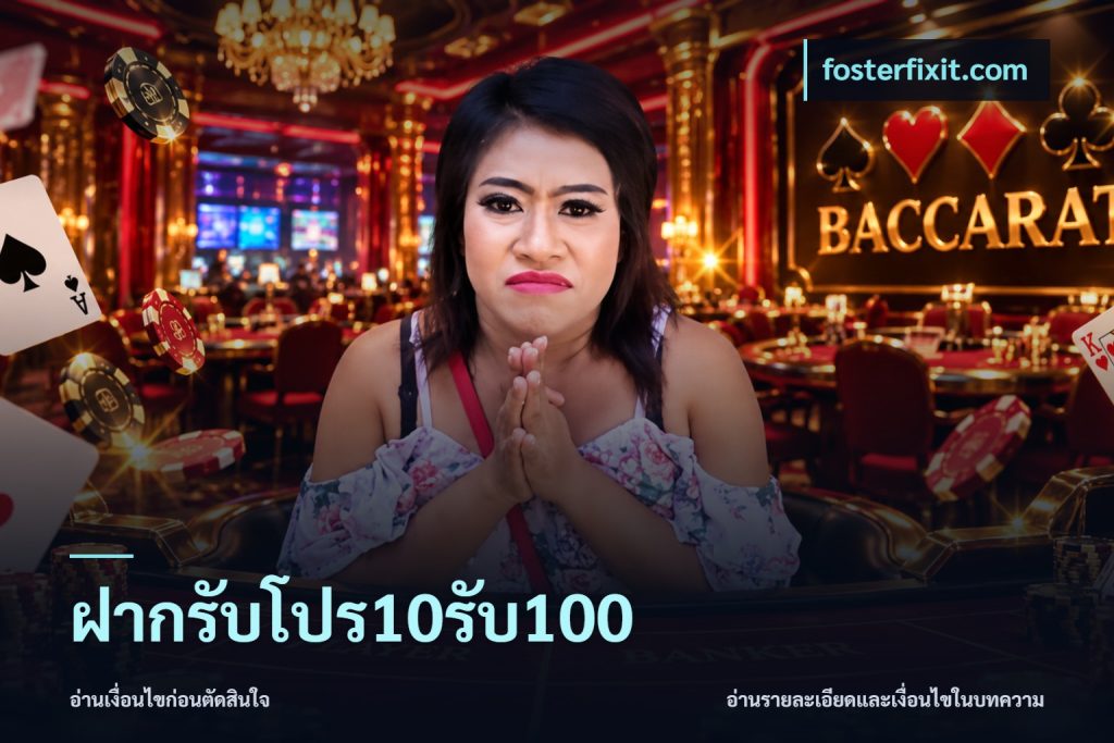 ฝากรับโปร10รับ100
