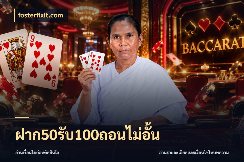 ฝาก50รับ100ถอนไม่อั้น โปรกับเกมที่ชอบเลือกให้ตรงสไตล์ สไตล์ fosterfixit.com