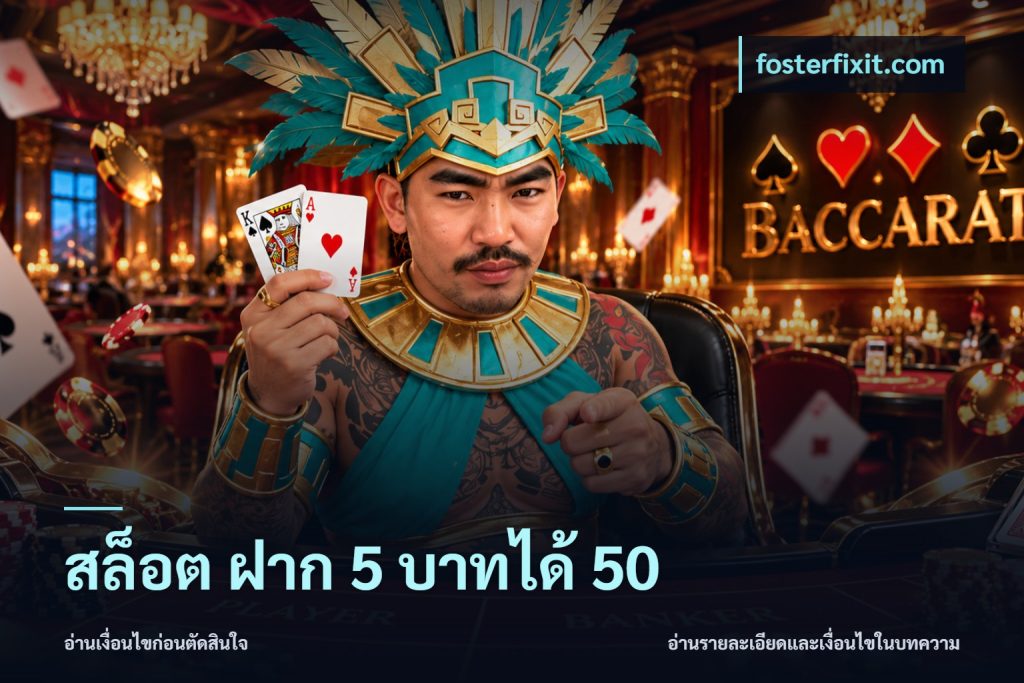 สล็อต ฝาก 5 บาทได้ 50