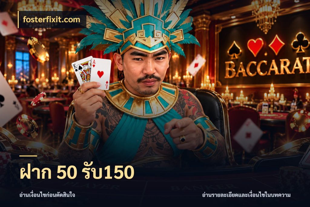 ฝาก 50 รับ150 จับประเด็นยอดรับก่อนเลือกความสนุก สไตล์ fosterfixit.com