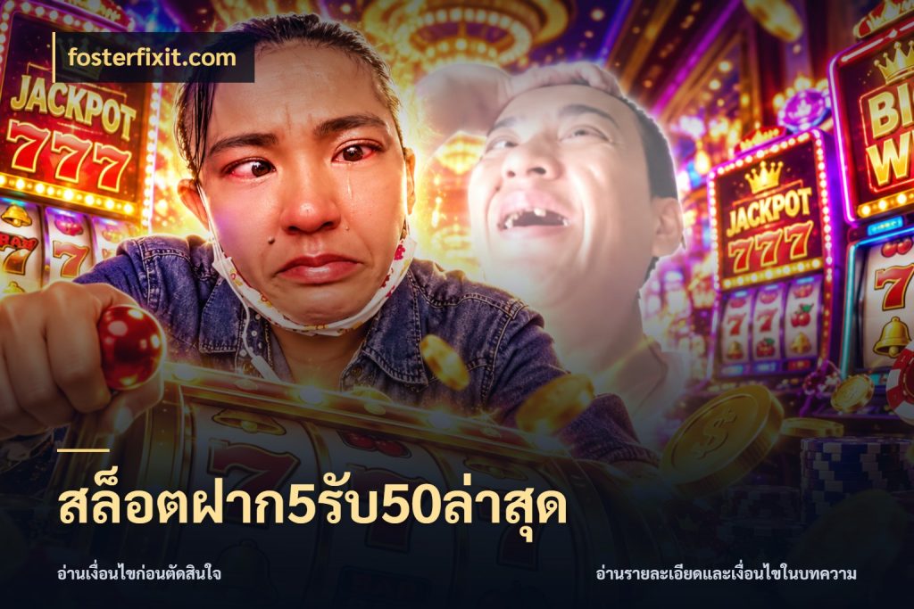 สล็อตฝาก5รับ50ล่าสุด โปรยอดรับที่สายเกมสนใจ ในมุม fosterfixit.com