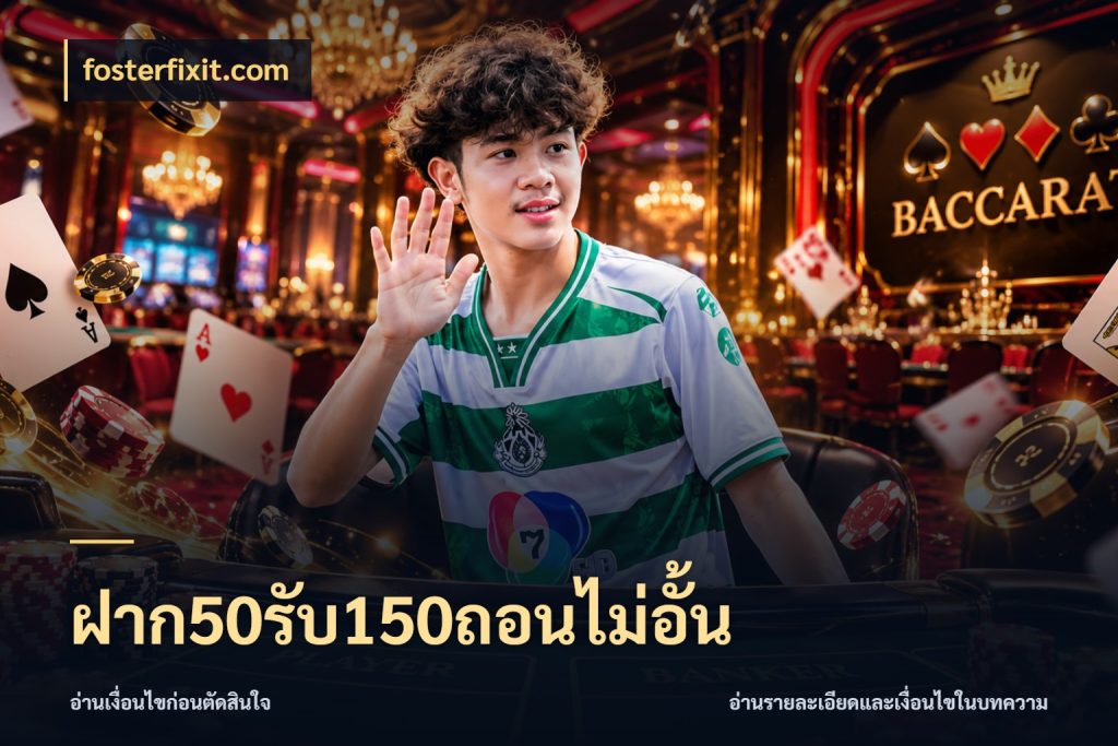 ฝาก50รับ150ถอนไม่อั้น สายโบนัสเลือกจังหวะสนุกได้อย่างไร ในมุม fosterfixit.com