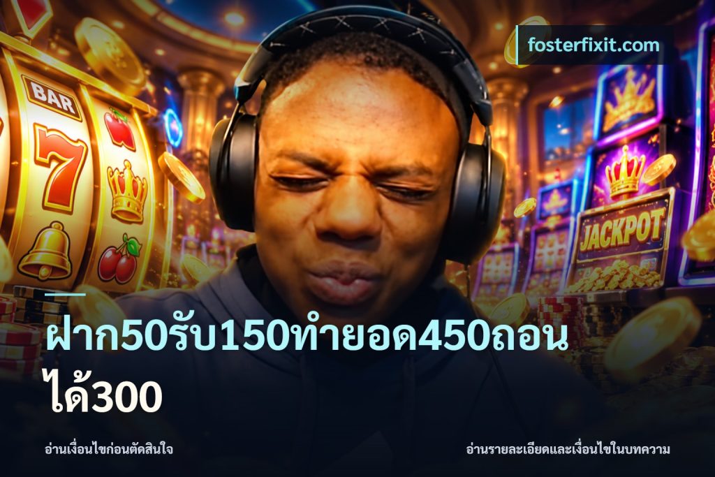 ฝาก50รับ150ทำยอด450ถอนได้300