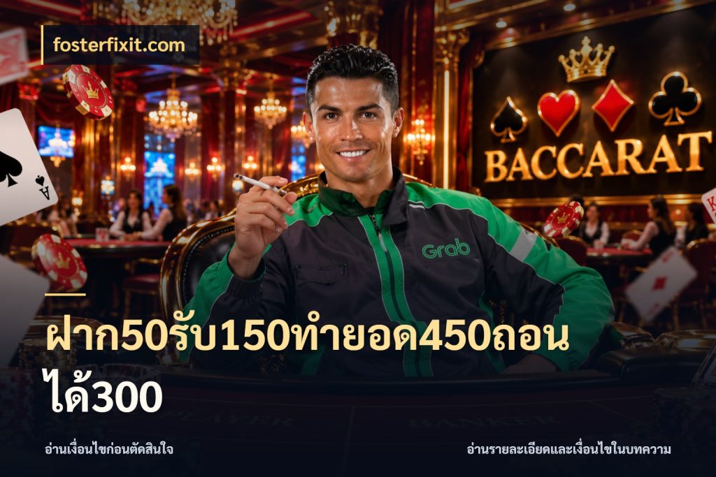 ฝาก50รับ150ทำยอด450ถอนได้300 fosterfixit.com จับประเด็นยอดรับก่อนเลือกความสนุก