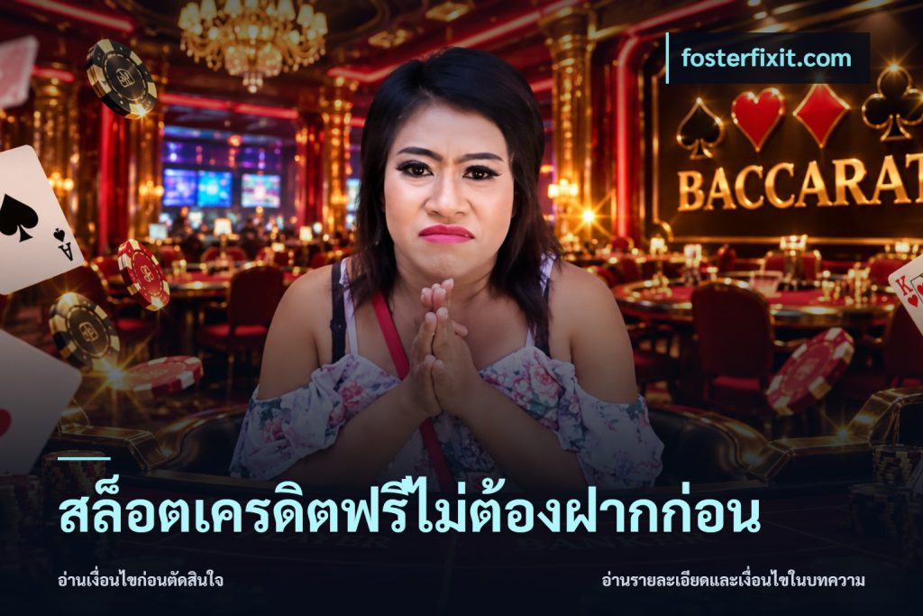 สล็อตเครดิตฟรีไม่ต้องฝากก่อน