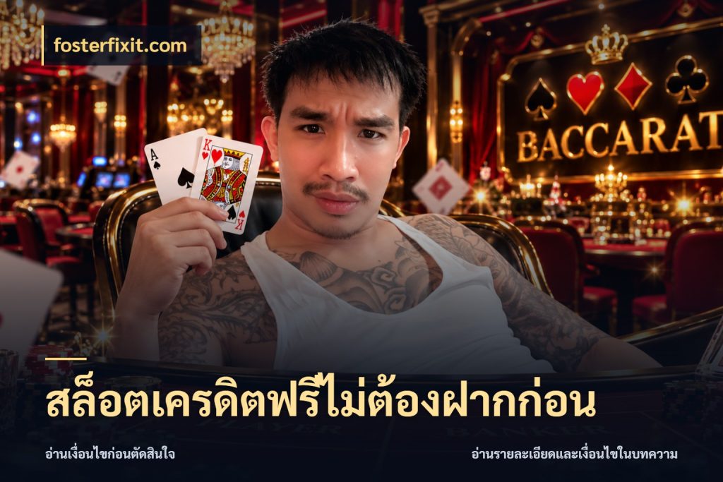 สล็อตเครดิตฟรีไม่ต้องฝากก่อน fosterfixit.com สายโบนัสเลือกมุมเครดิตให้ตรงสไตล์