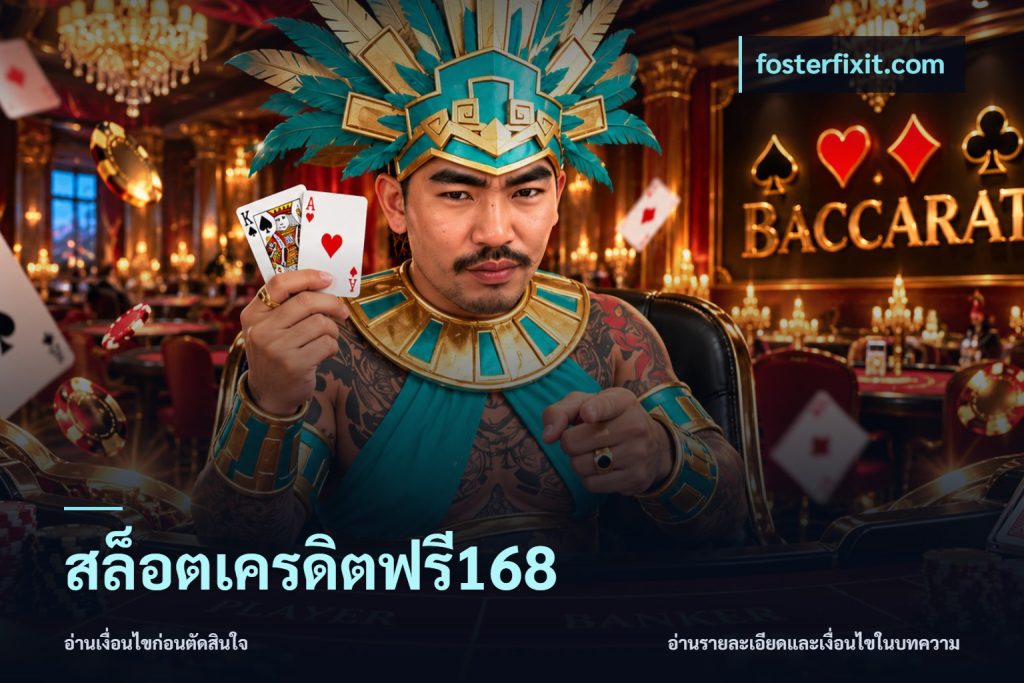สล็อตเครดิตฟรี168