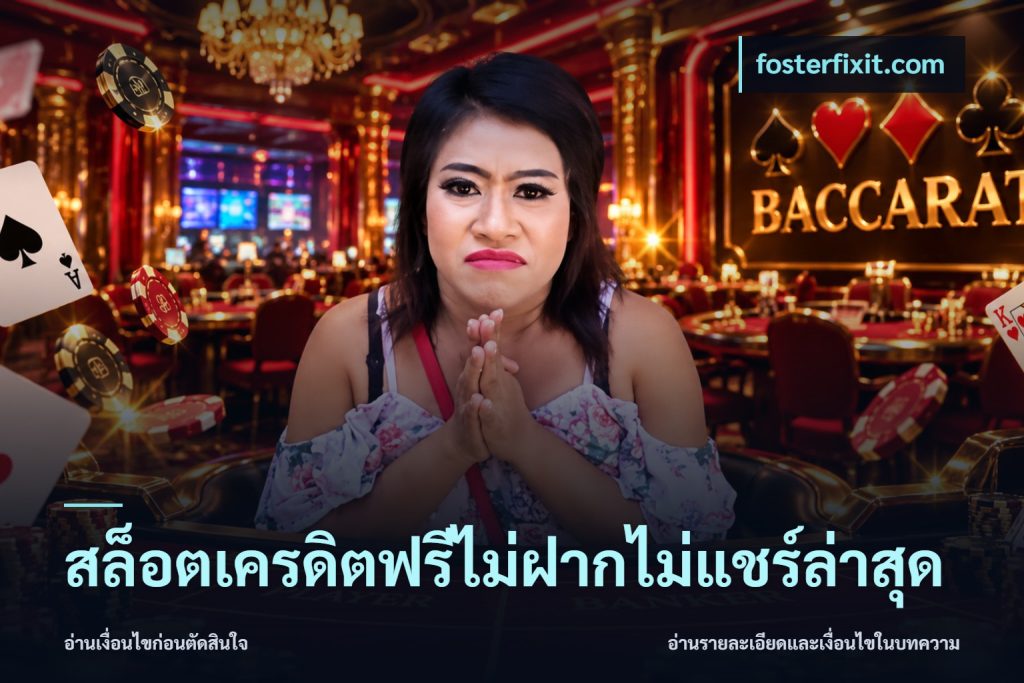 สล็อตเครดิตฟรีไม่ฝากไม่แชร์ล่าสุด