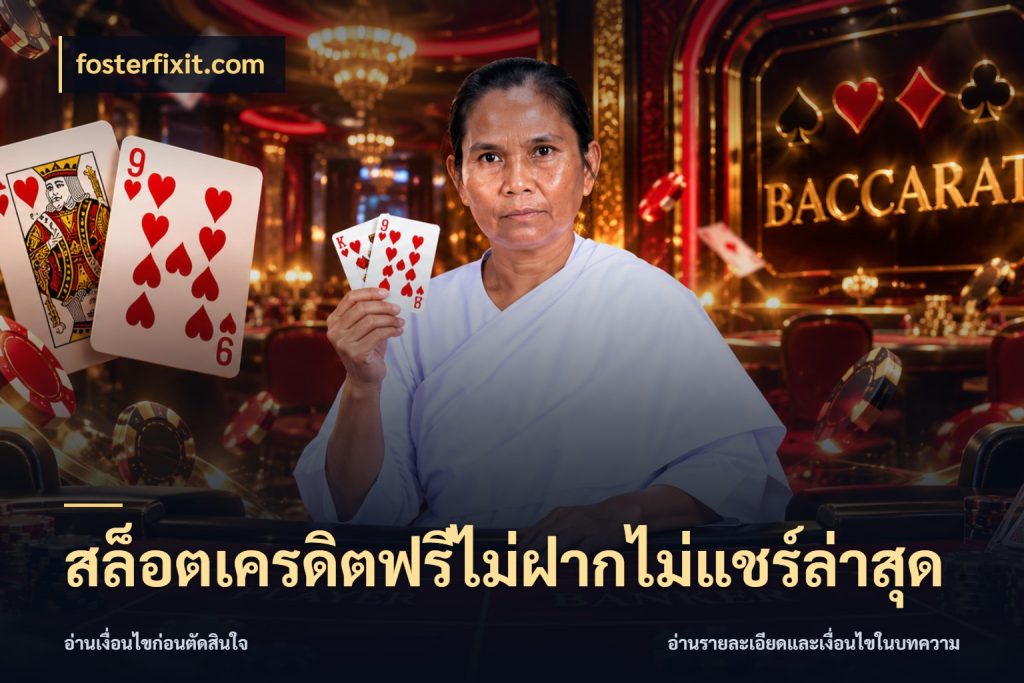 สล็อตเครดิตฟรีไม่ฝากไม่แชร์ล่าสุด