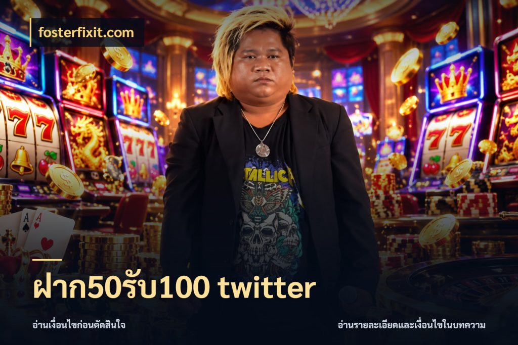 ฝาก50รับ100 twitter จุดเด่นของเครดิตที่คนชอบเกมอยากรู้ สไตล์ fosterfixit.com