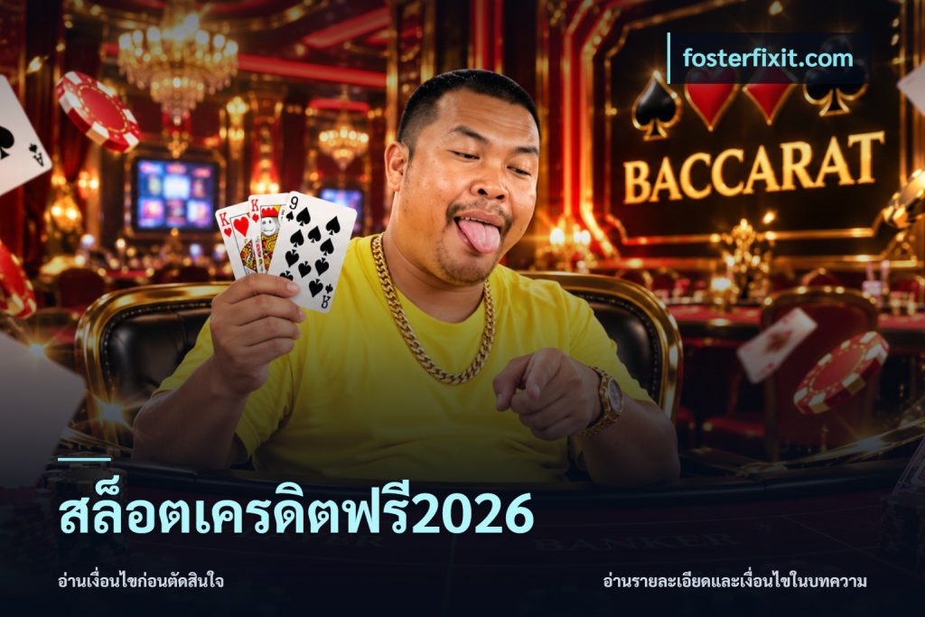 สล็อตเครดิตฟรี2026