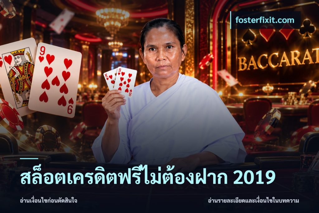 สล็อตเครดิตฟรีไม่ต้องฝาก 2019