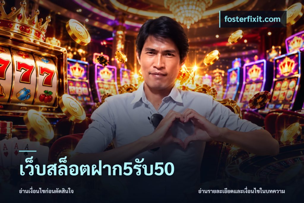 เว็บสล็อตฝาก5รับ50
