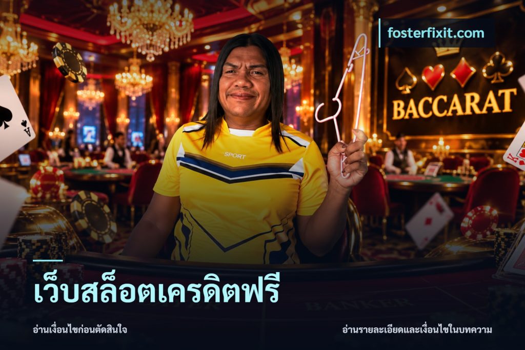 เว็บสล็อตเครดิตฟรี