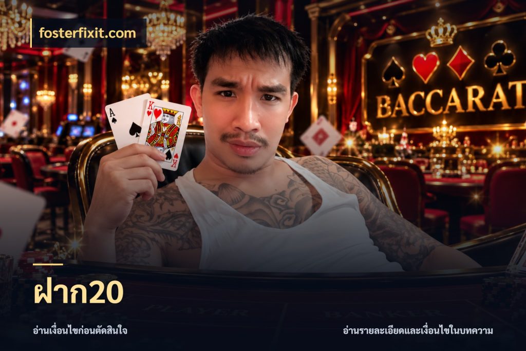 ฝาก20 จำนวนเริ่มต้นกับสไตล์เกมที่ชอบ สไตล์ fosterfixit.com